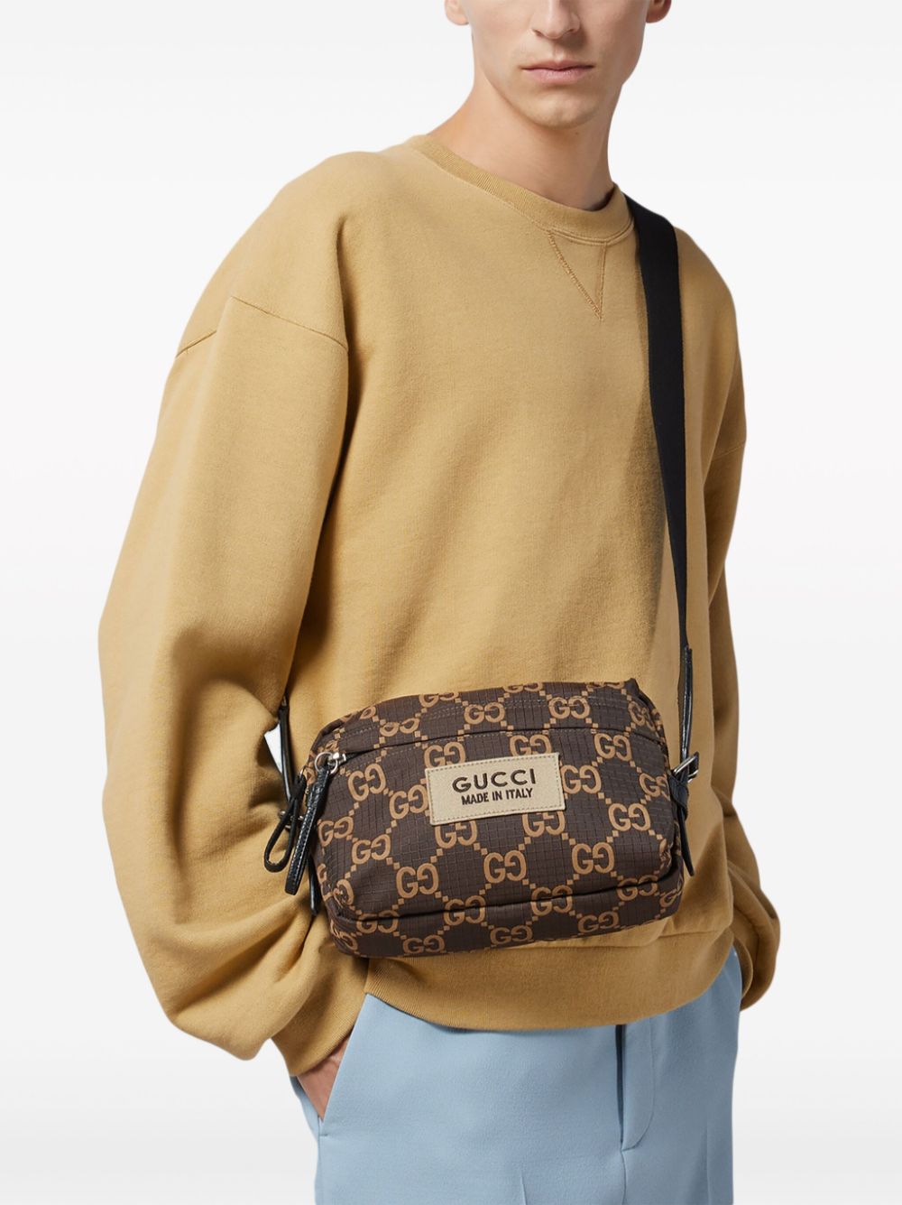 g*u*i medium gg S*p*e-print messenger bag
