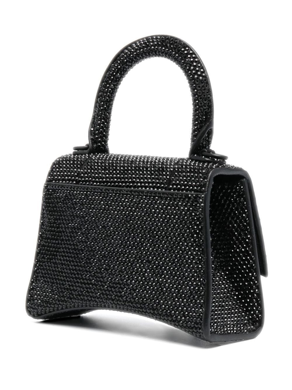 Ba*len*cia*ga hourglass crystal-embellished mini bag