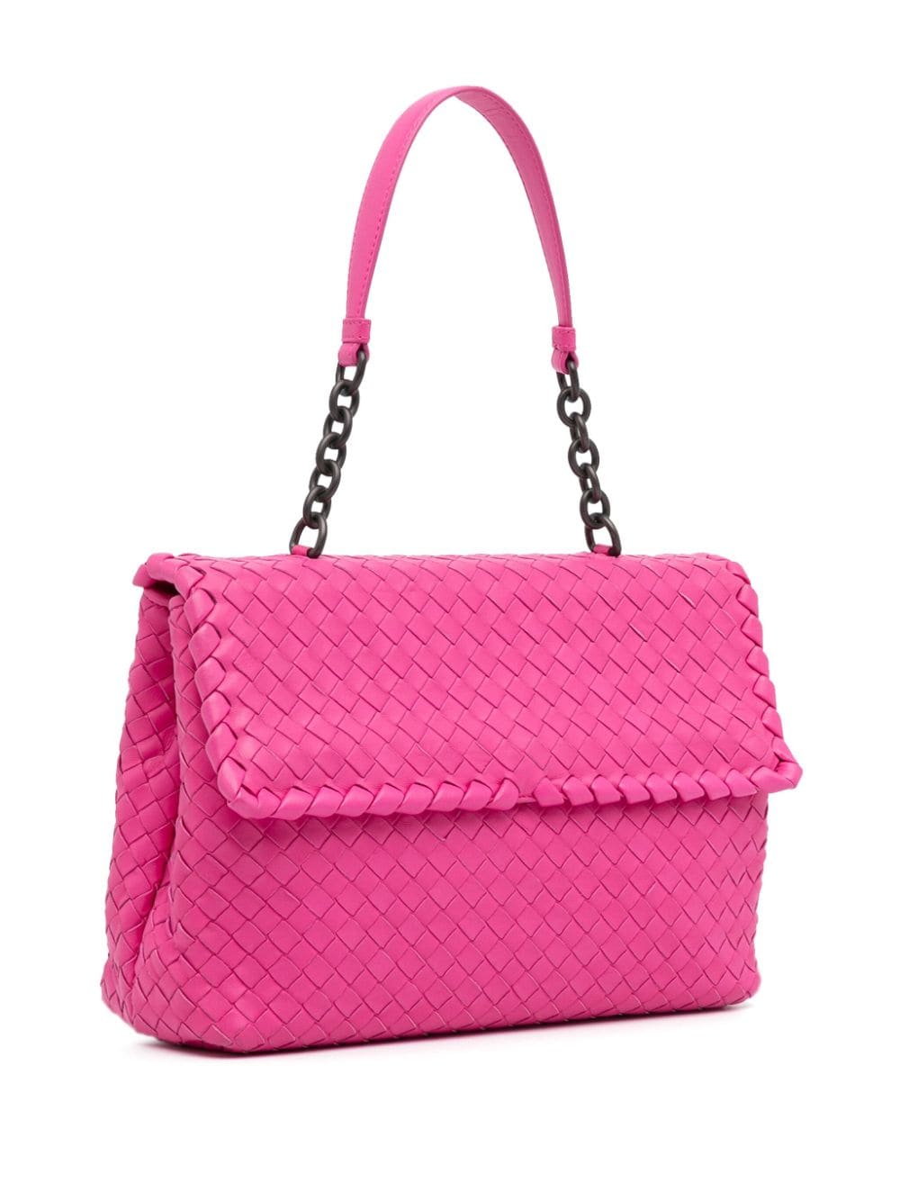 Bo*te*ga ve*ne*ta   medium intrecciato olimpia shoulder bag