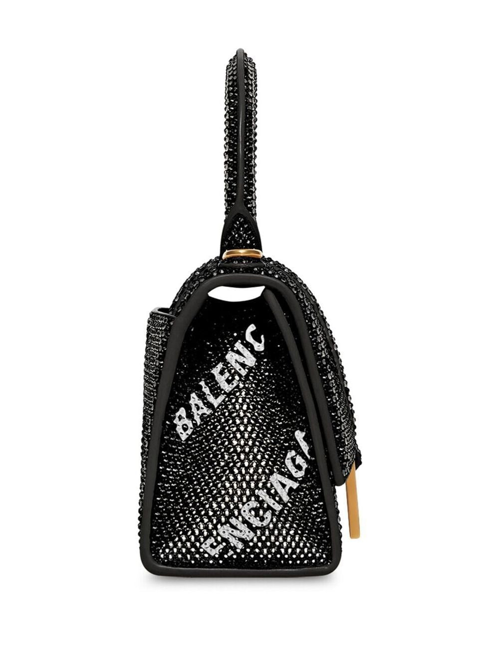 Ba*len*cia*ga xs hourglass crystal-embellished tote bag