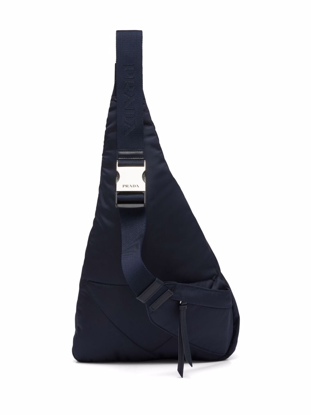 Pra*a re-nylon logo-plaque backpack