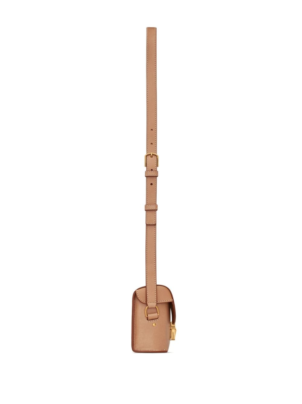 Saint Laurent logo-engraved leather crossbody bag
