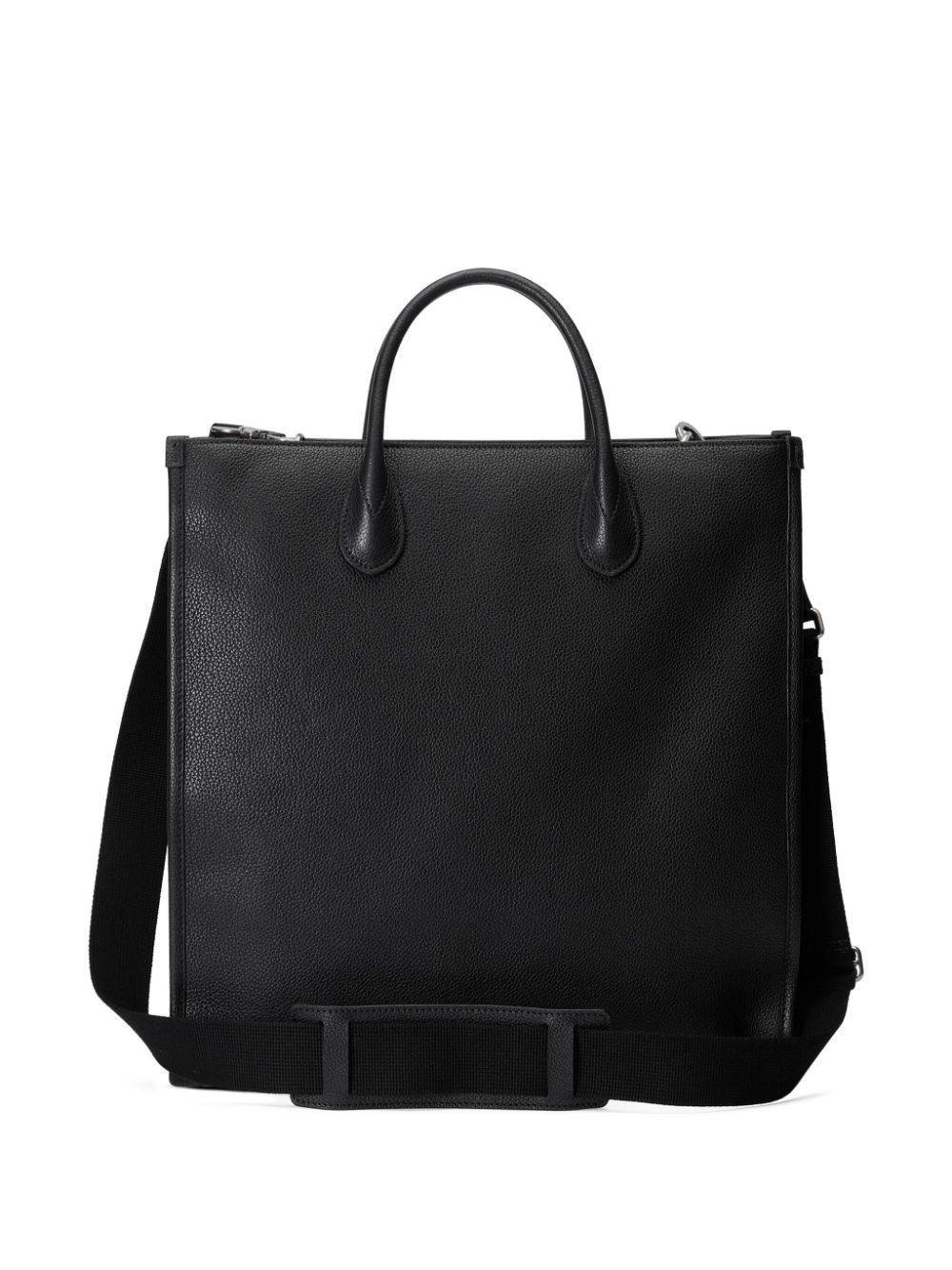 G*u*i logo-embossed leather tote bag