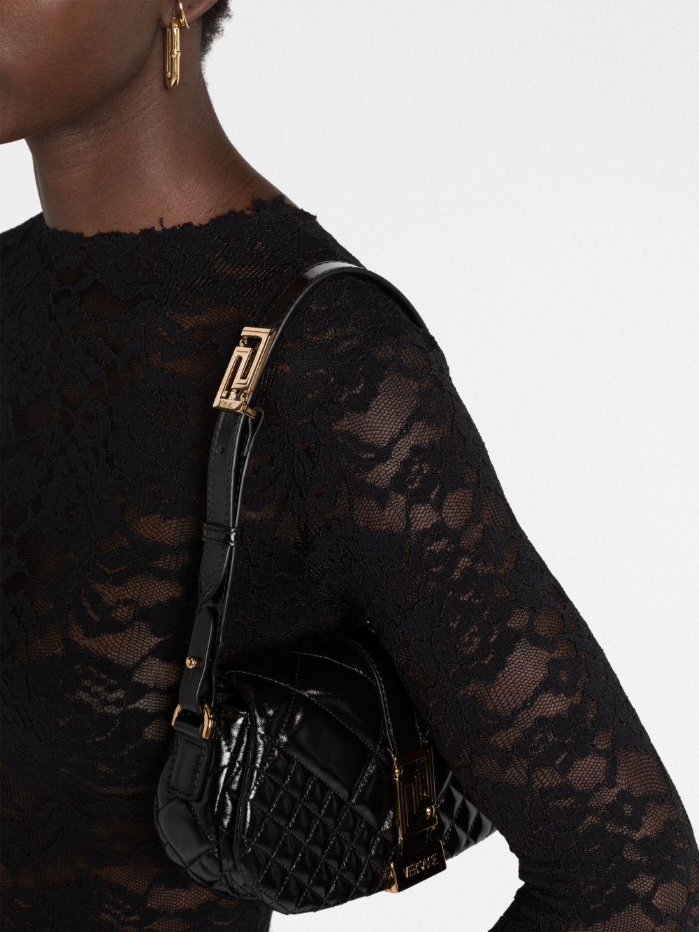 Versace Greca Goddess mini shoulder bag