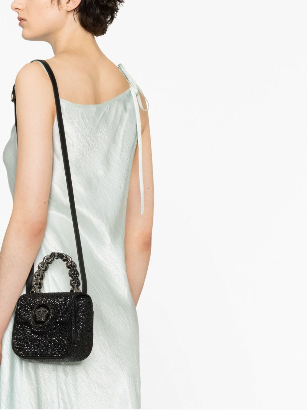 Versace Le Medusa embellished tote bag
