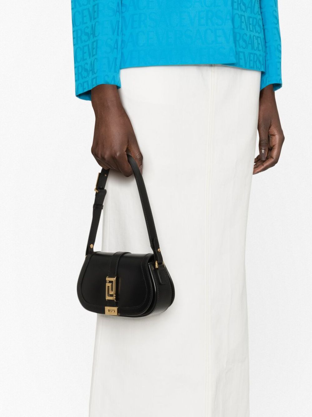 Versace Greca Goddess mini shoulder bag