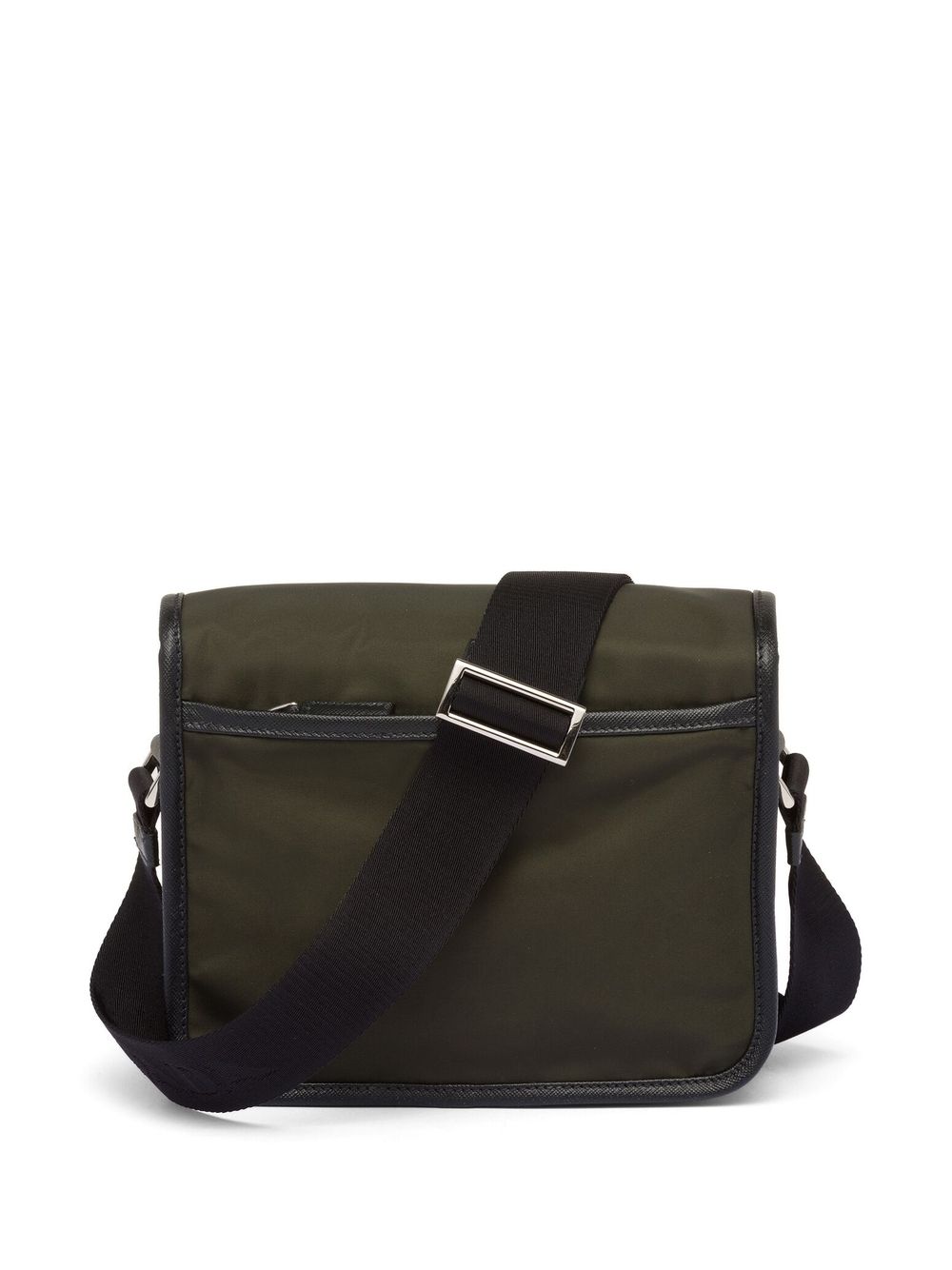 Pra*a re-nylon logo-plaque backpack
