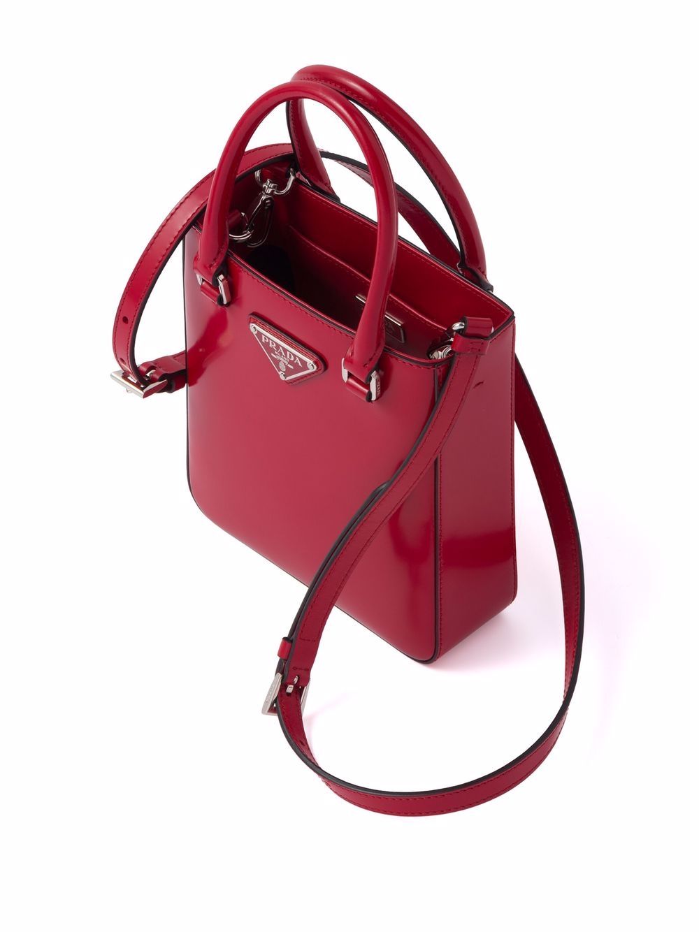 Pra*a small brushed tote bag