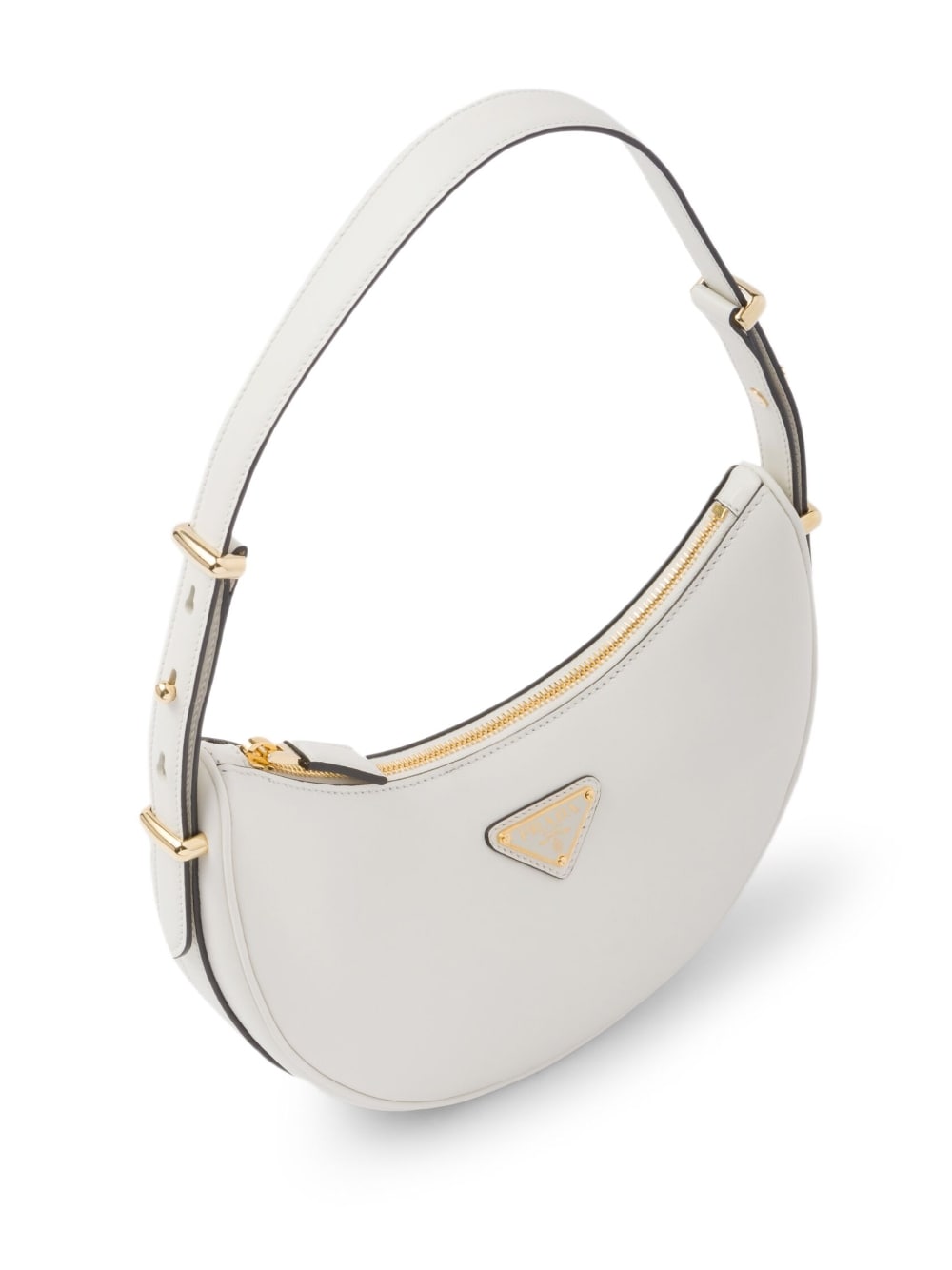 Pra*a arqué leather shoulder bag