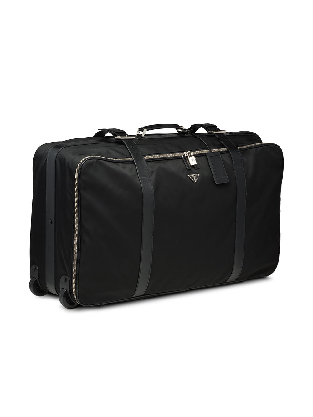 Pra*a saffiano suitcase