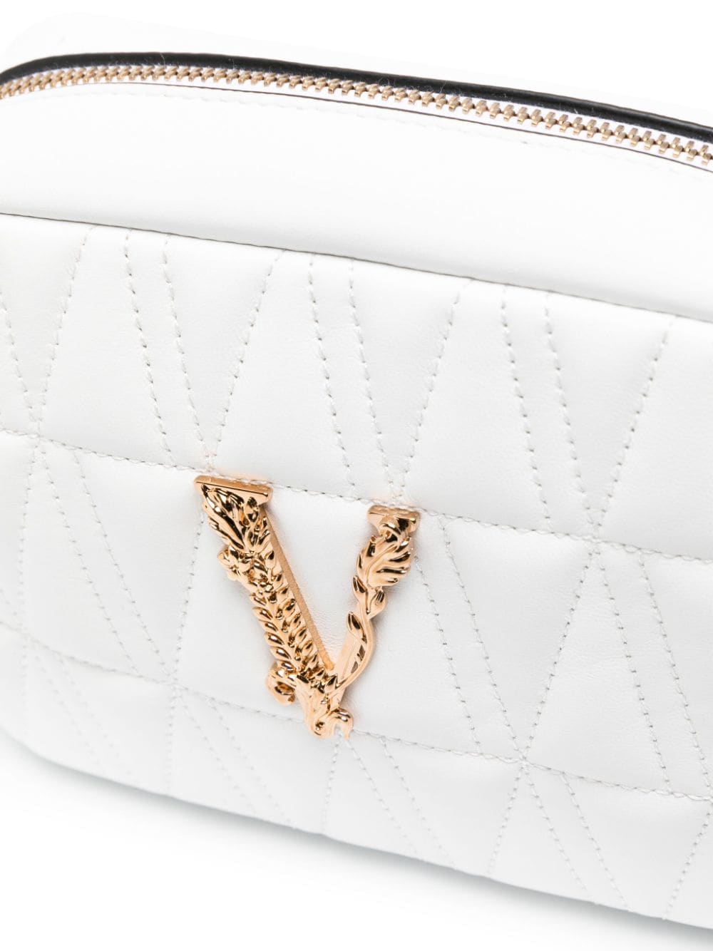 Versace Virtus leather crossbody bag