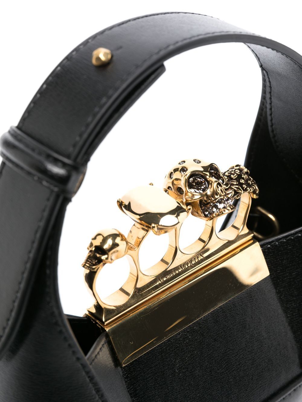 Alexander McQueen The Jewelled Hobo mini bag