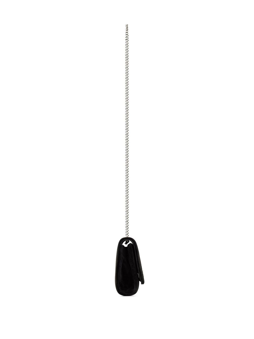 Saint Laurent small rhinestone-embellished Kate chain bag