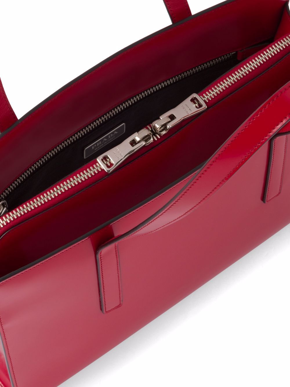 Pra*a large re-edition 1995 leather handbag
