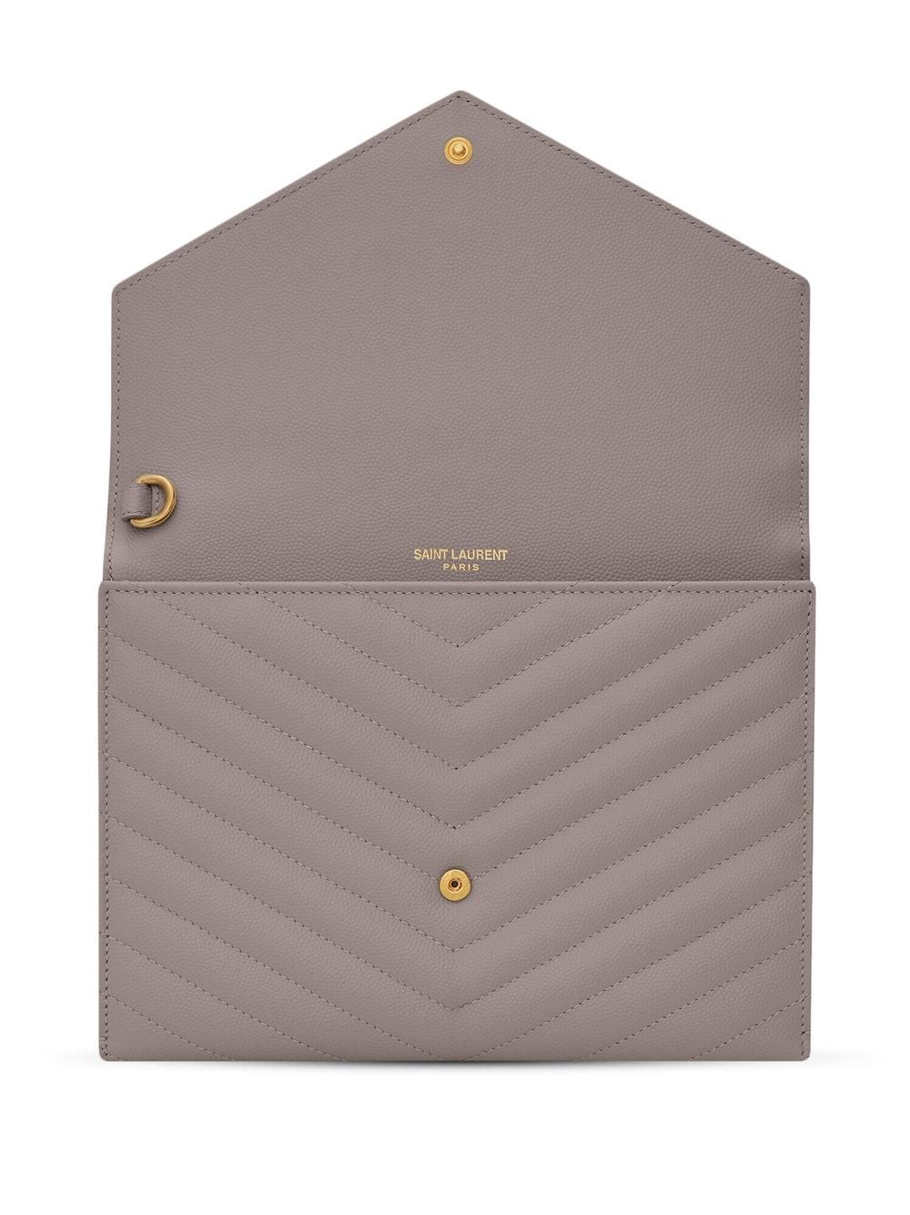 Saint Laurent Cassandre quilted clutch bag