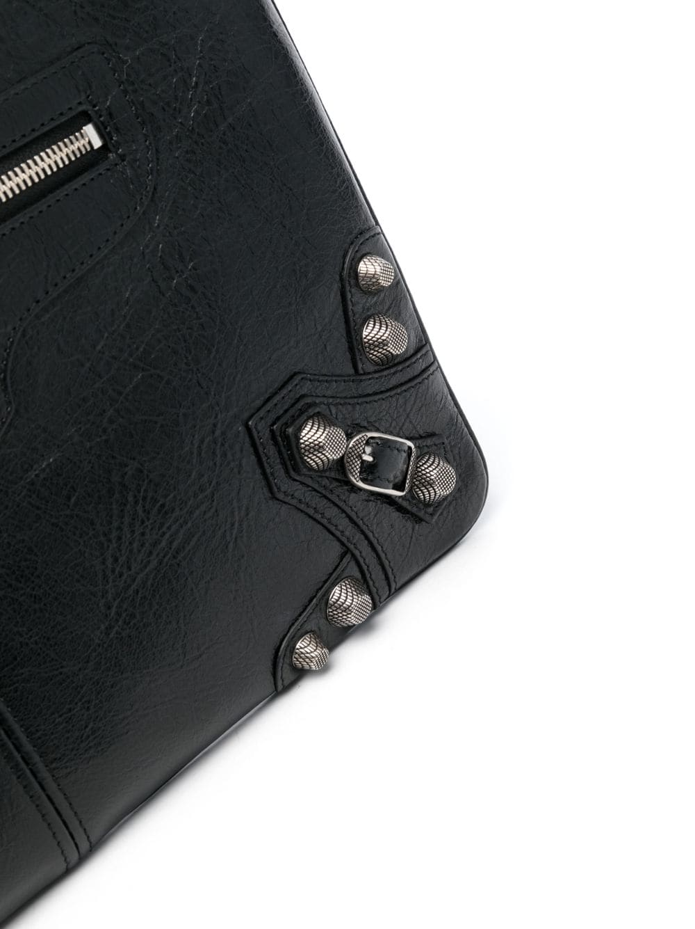 Ba*len*cia*ga le cagole leather clutch bag