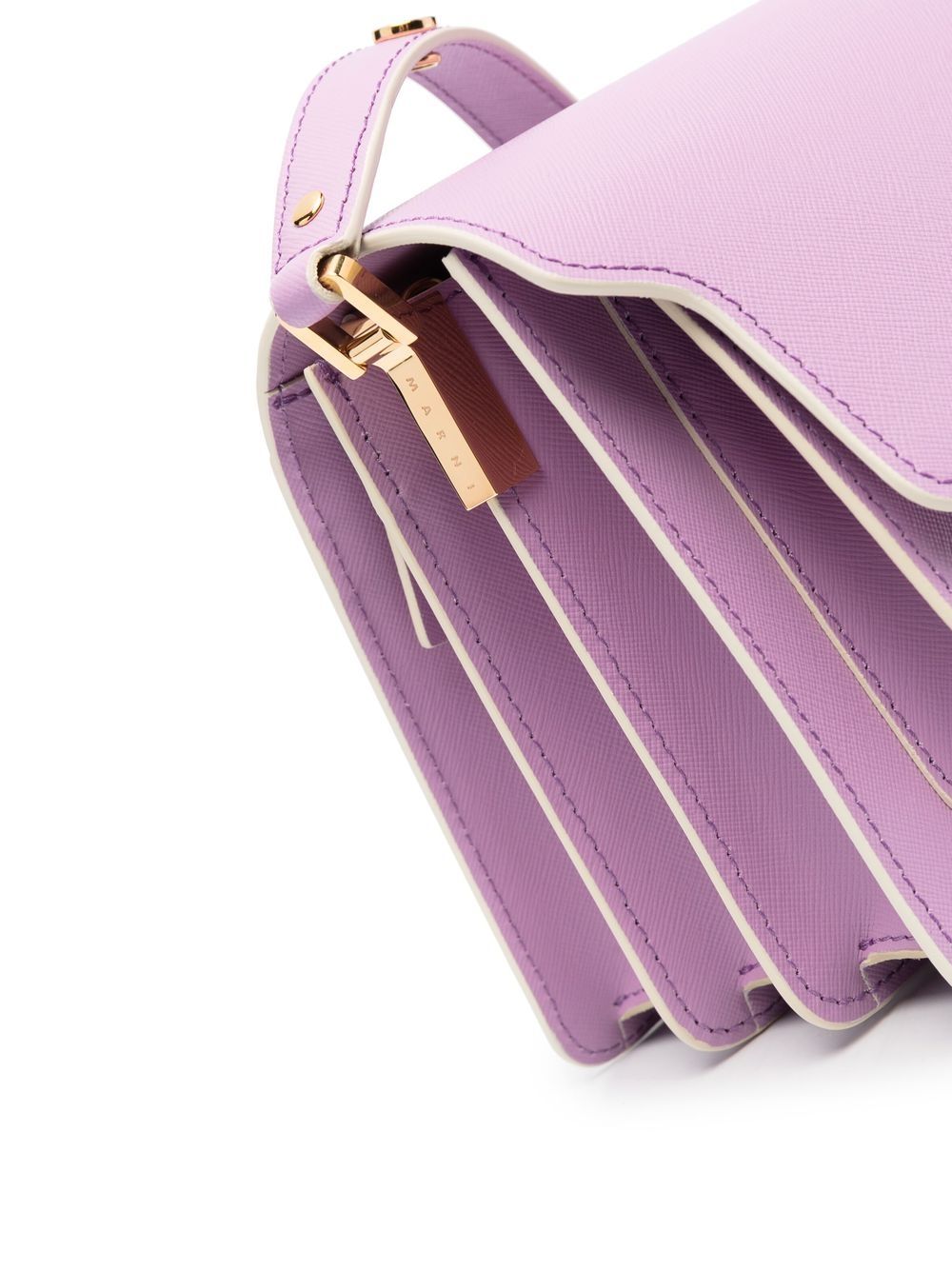 Marni Trunk leather shoulder bag