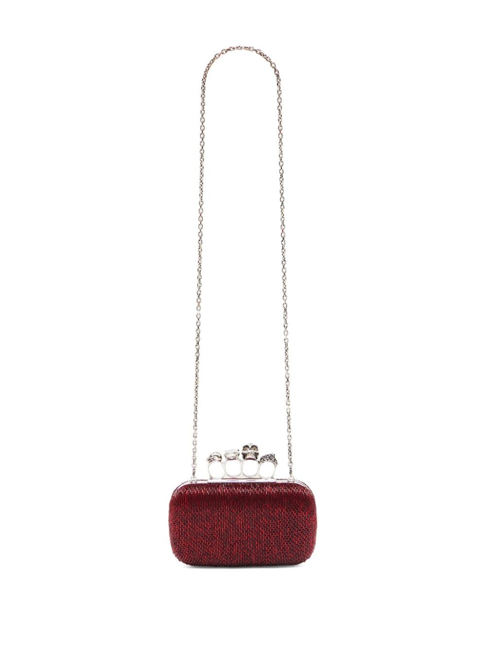 Alexander McQueen Four Ring clutch bag