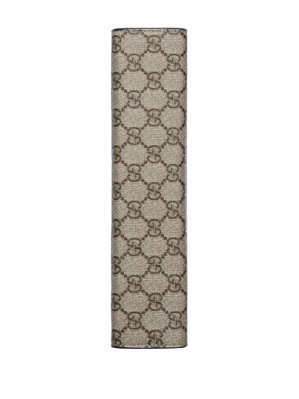 G*u*i gg logo plaque monogrammed clutch bag