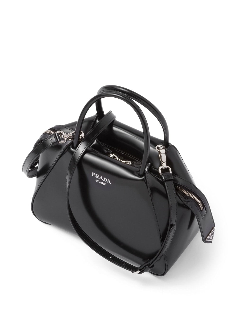 pra*a small brushed leather pra*a S*pernova handbag