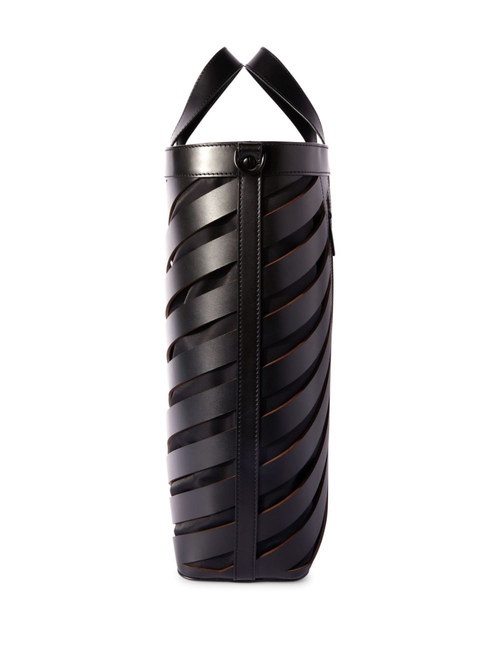 Off-White Diag cut-out leather tote bag
