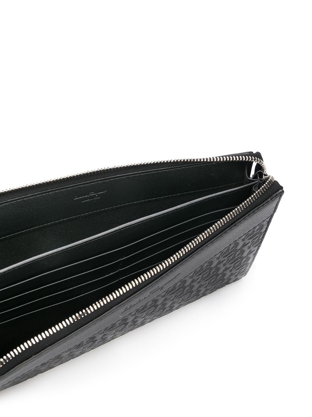Ferragamo Gancini-embossed pouch