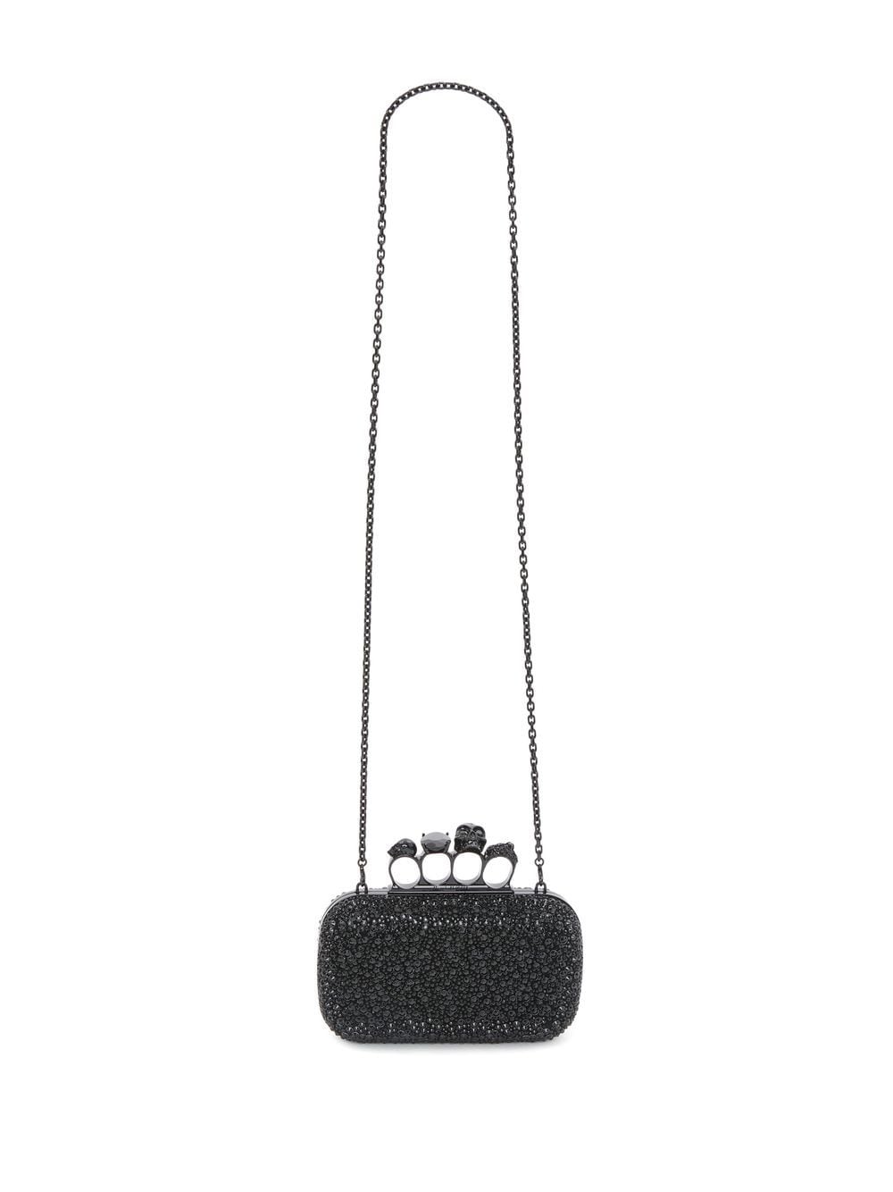 Alexander McQueen Four Ring clutch bag