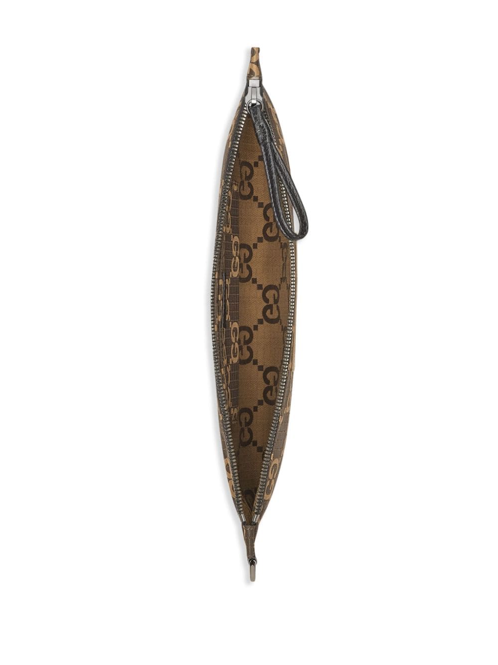 G*u*i gg recycled polyester clutch
