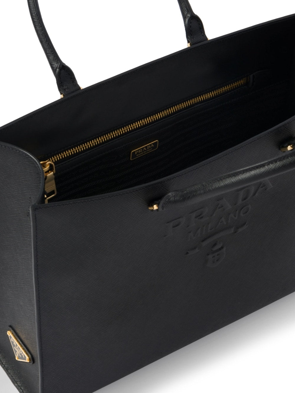 Pra*a medium saffiano leather tote bag
