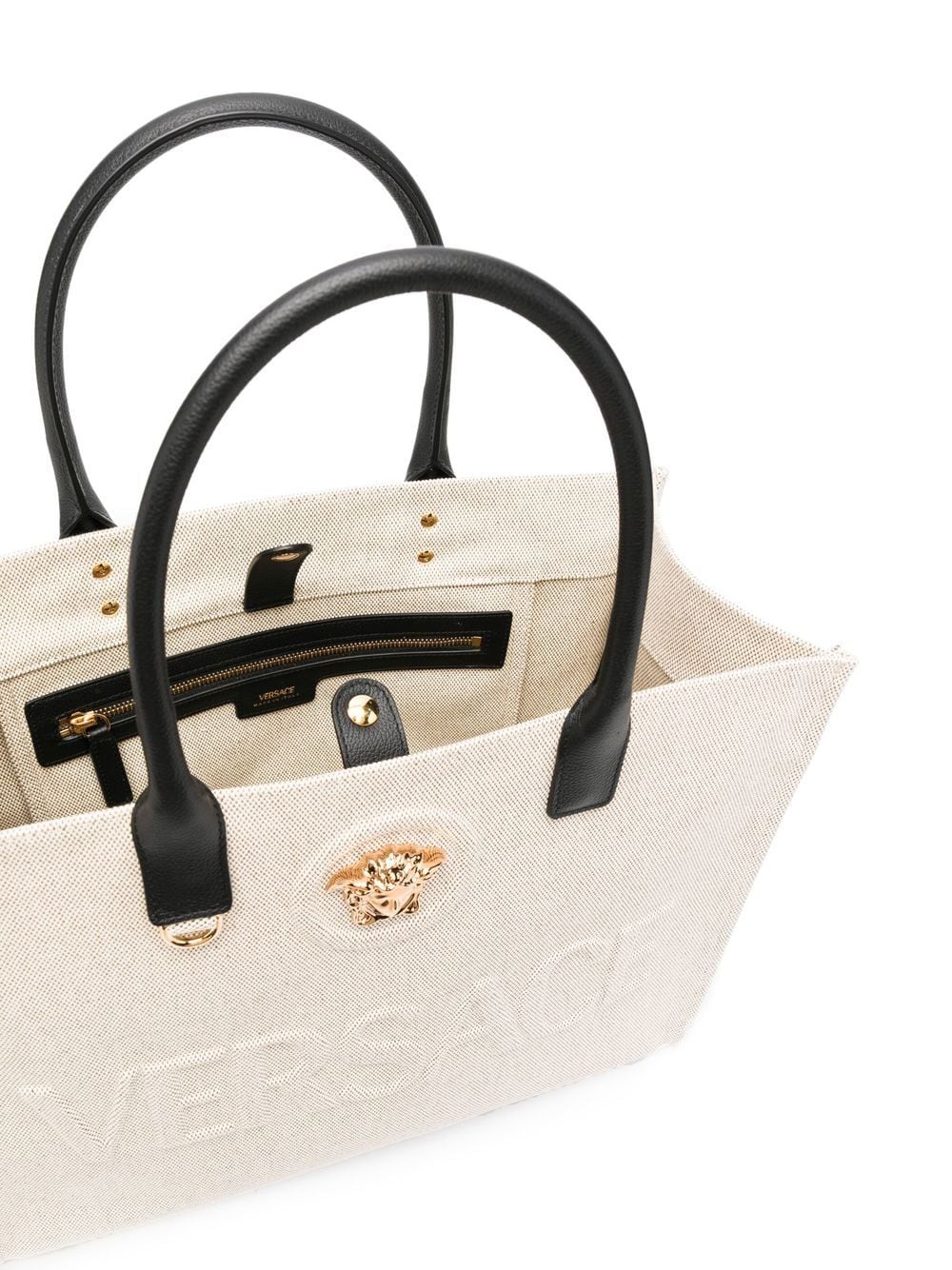 Versace La Medusa canvas tote bag
