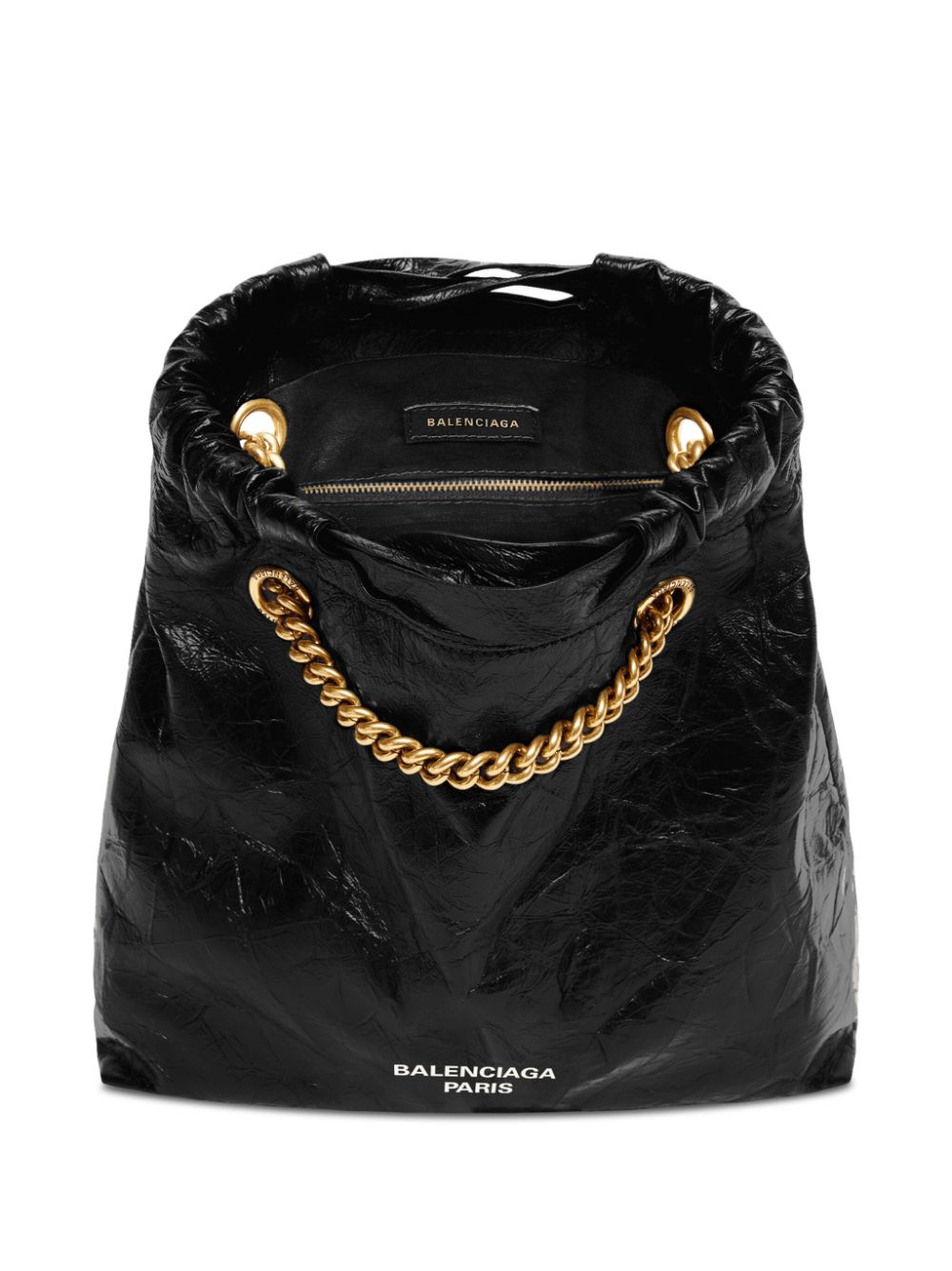 Ba*len*cia*ga crush logo-print tote