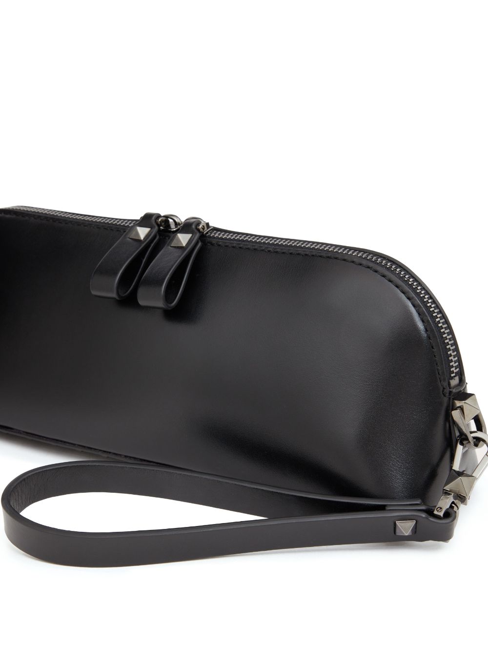Valentino Garavani Rockstud leather clutch bag
