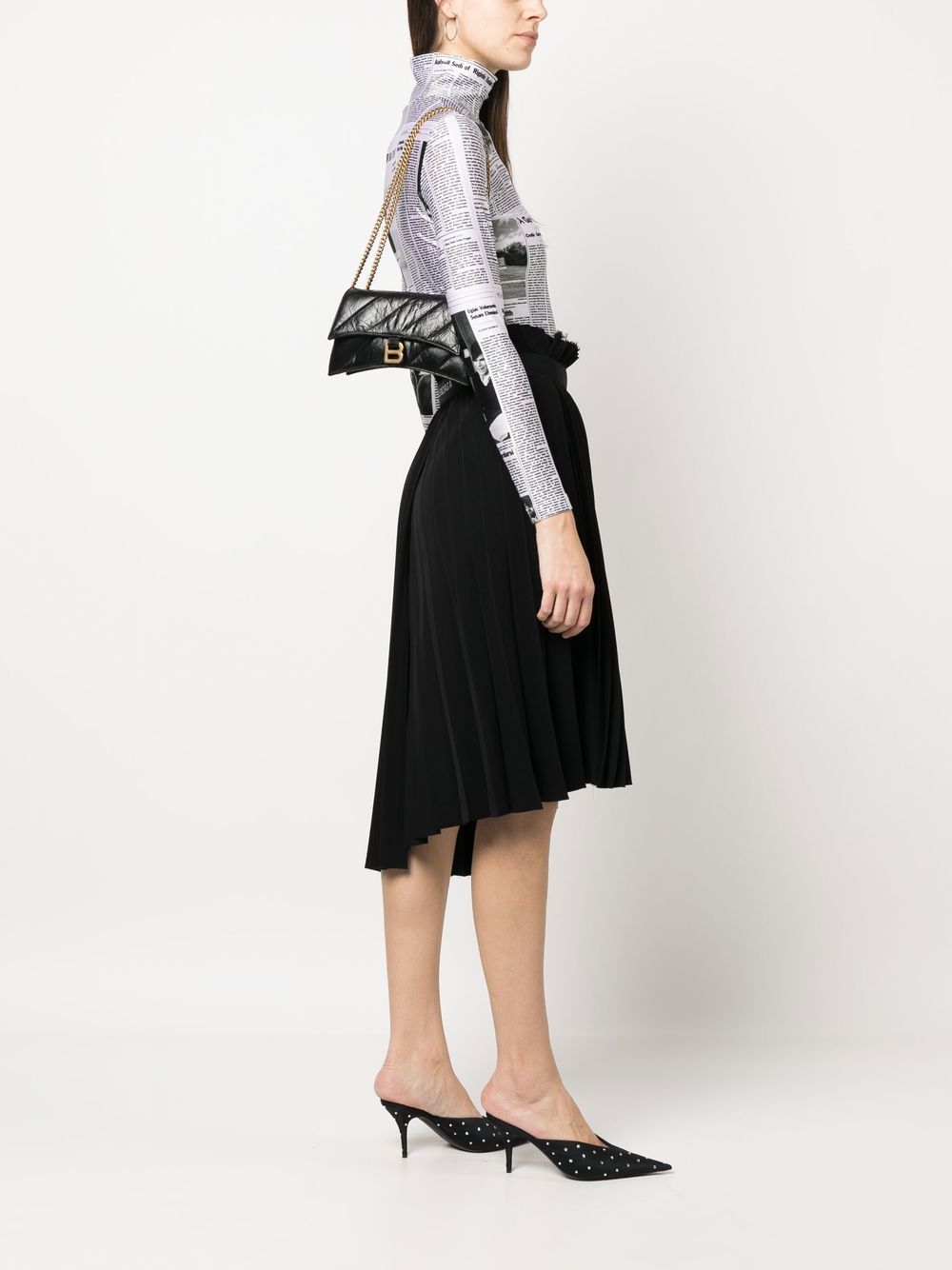 Ba*len*cia*ga crush shoulder bag