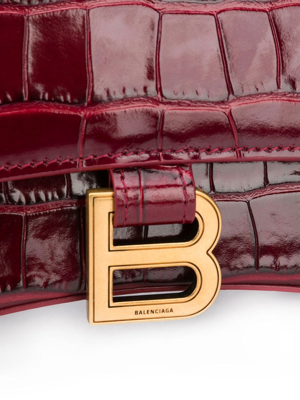Ba*len*cia*ga hourglass b logo bag